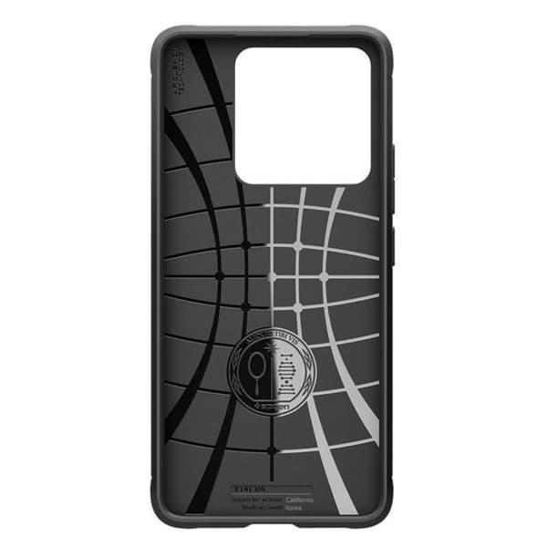 Telefonfodral - SPIGEN - Rugged Armor - Xiaomi 14T - Matt Svart - Stötsäkerhet