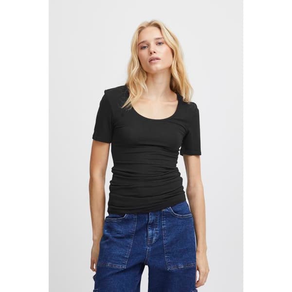 T-shirt dam Ichi Zola Plain