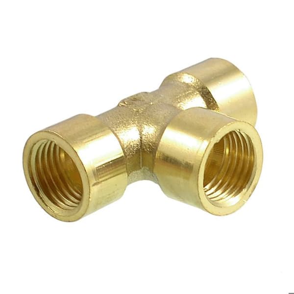 Rör - KÄLLKARTA - Slangkoppling - 1/4" PT - Mässing - T-form