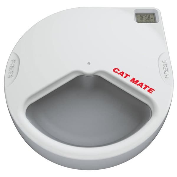 Cat Mate tremålsautomatisk husdjursmatare med digital timer (C300)