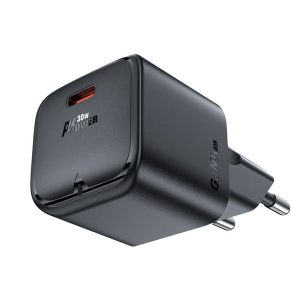 Nätadapter - ACEFAST - A77 - 30 W - USB-C Power Delivery (PD) - kompakt GaN