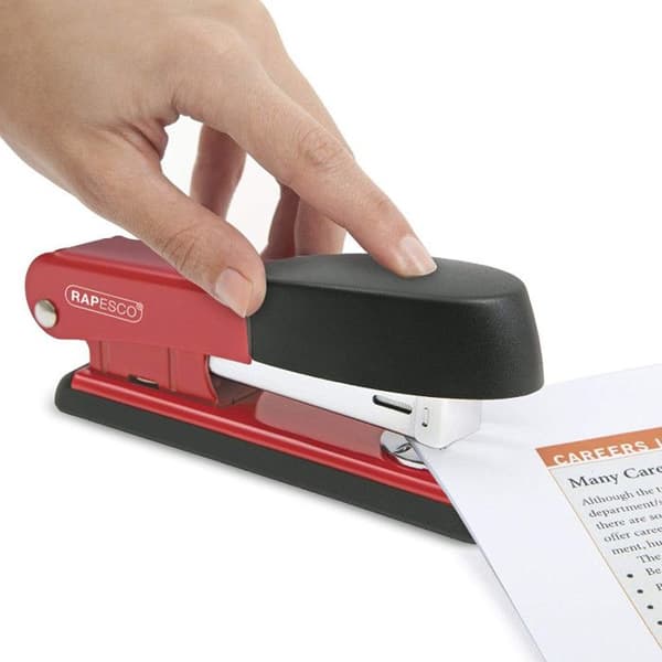Häftapparat - RAPESCO - Bowfin 535 - Röd - 25 Ark - Toppmatning