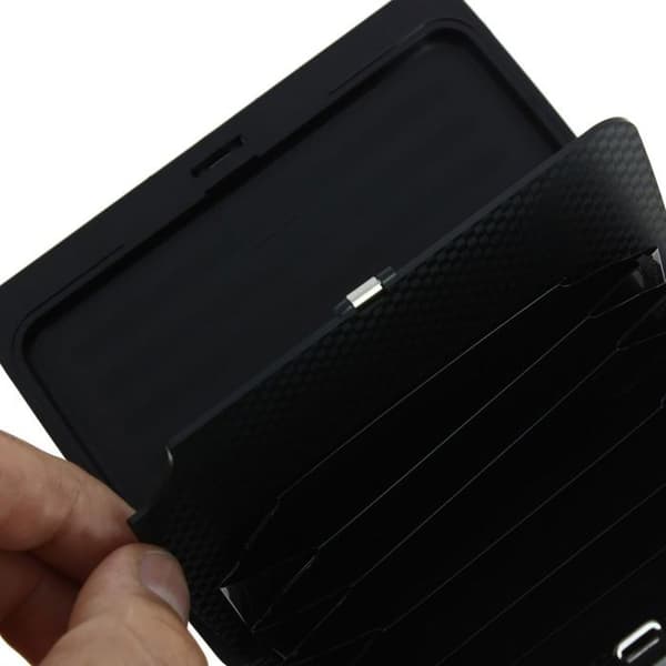 Ogon Designs - Plånbok - SMART CASE V2 LARGE - Aluminiserad mörkgrå - Unisex