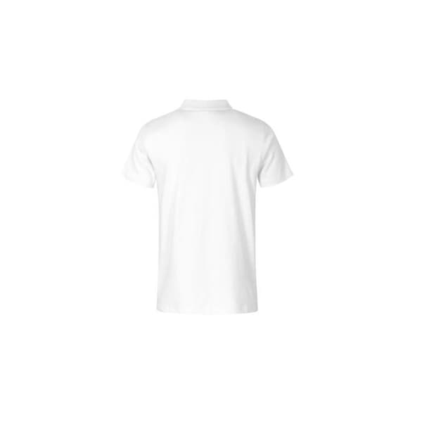 Polo tröja i jersey Promodoro - vit