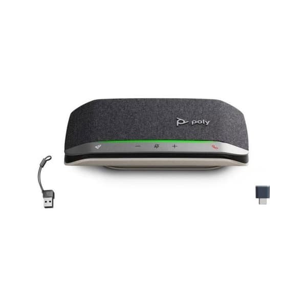Poly Sync 20+ Högtalartelefon USB/Bluetooth med USB-C-adapter/A Professionell