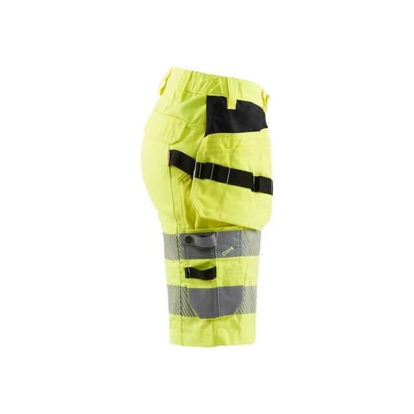 Blaklader damshorts med stretch med hög synlighet