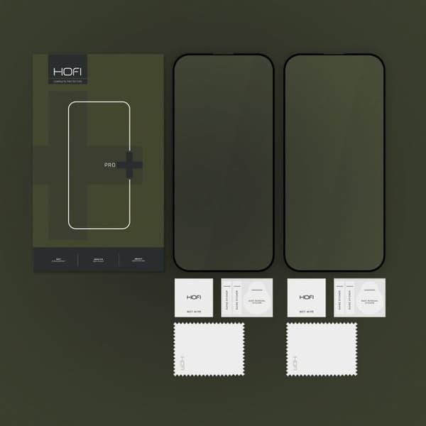 Hofi Härdat Glas Pro+ Pack Om 2 För Iphone 16 Hållbarhet Och