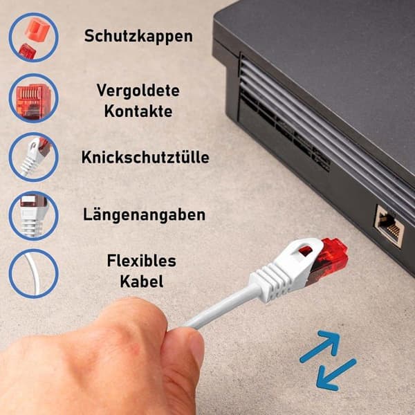 Switch - ethernet nav - Bigtec injektor - BIG1370