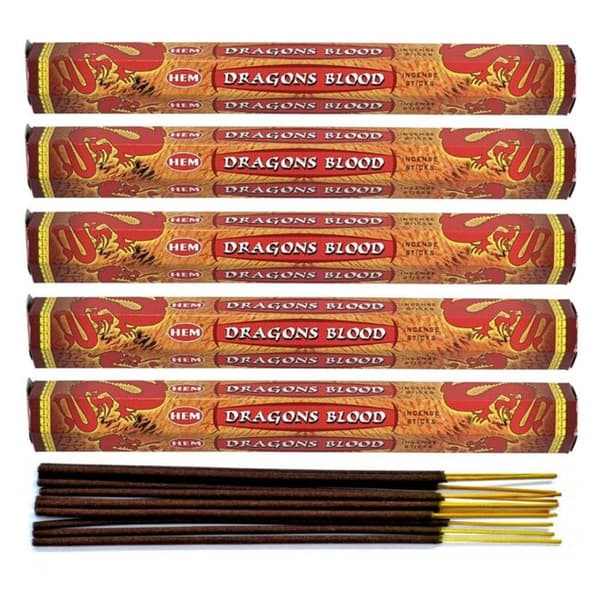 Rökelse Drakblod (Drakarnas blod) Paket med 100 stickor | HEM