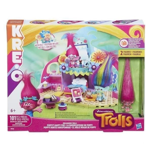 TROLL - MINI SET - Poppy's House - Poppy och Harper figurer ingår