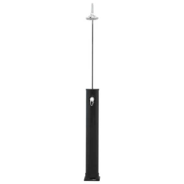 vidaXL Solar Shower Svart 214 cm 20 L