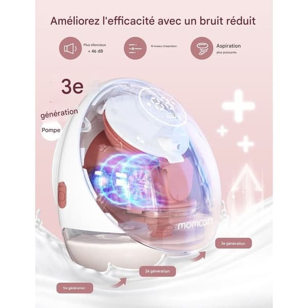 Mjölkavpump Momcozy M9 Mobil Flöde Enkel