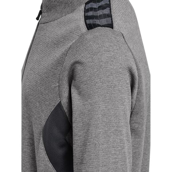 Hummel Authentic barn zip-up polyester träningsjacka - grå