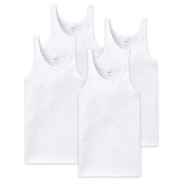 SCHIESSER Kroppströja Herr - ,Förpackning med 4,Jacka 0/0 Arm (4-pack)