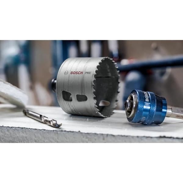 Bosch PRO Power Change Plus 24-pack hålsågar, multi-material för mjukt trä, gipsväggar, diameter 51 mm
