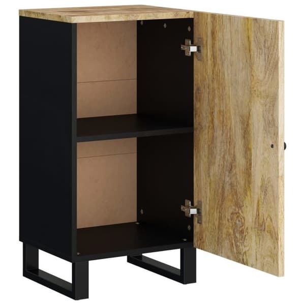 vidaXL Buffé med dörr 40x31x75 cm massiv mangoträ 352909
