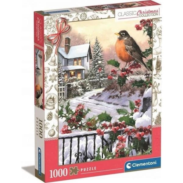 Pussel - CLEMENTONI - RobinHolly 81501 - 1000 bitar - Bredd 21 cm - Från 10 år