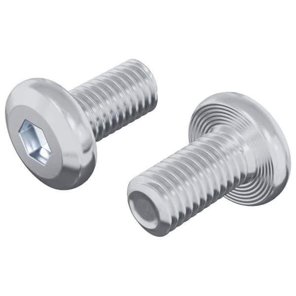 Fäste Vidaxl Låsskruv Uni 2 st Silver M6 x 12 mm Stål