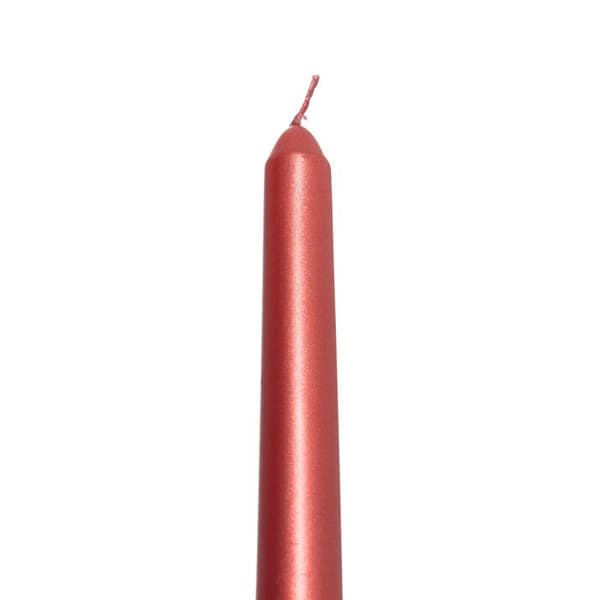 Set med 4 Satin Röda Ljus 192G - Feeric Jul