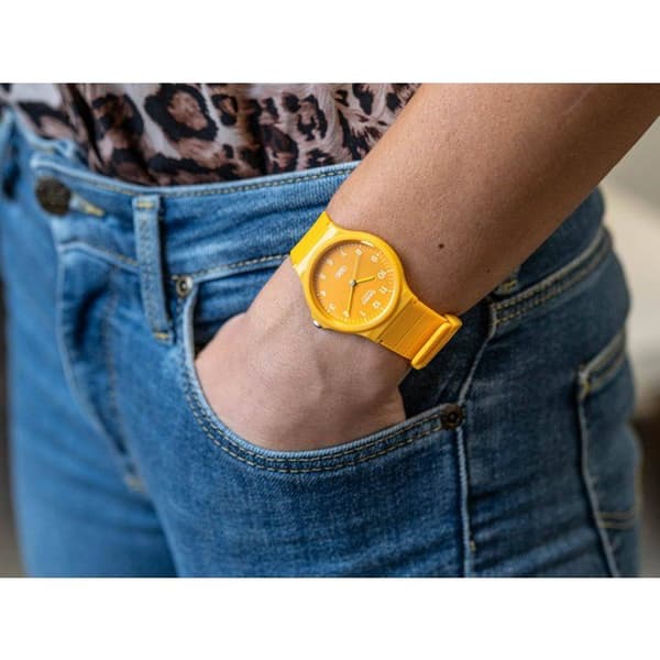 Klocka - CASIO - MQ-24B - Unisex - Gul - Kvarts - Analog
