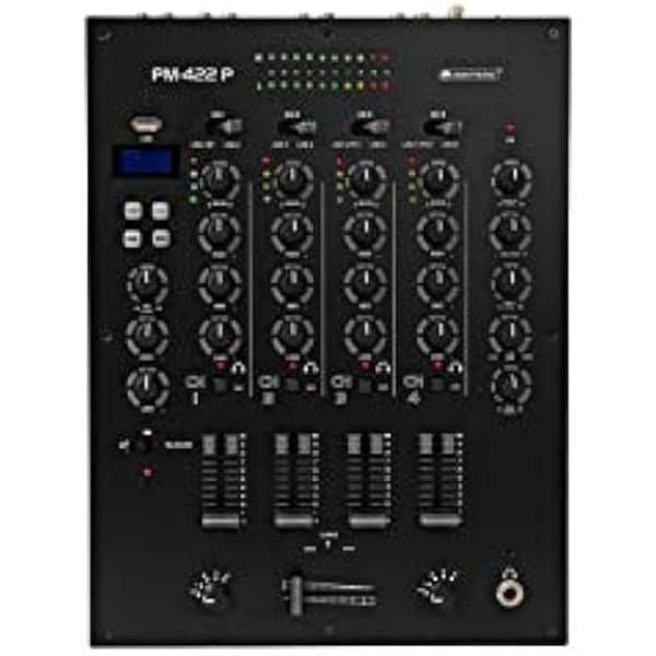 DJ-mixer Club - OMNITRONIC - PM-422P - 4 kanaler - Bluetooth - 3-bands equalizer