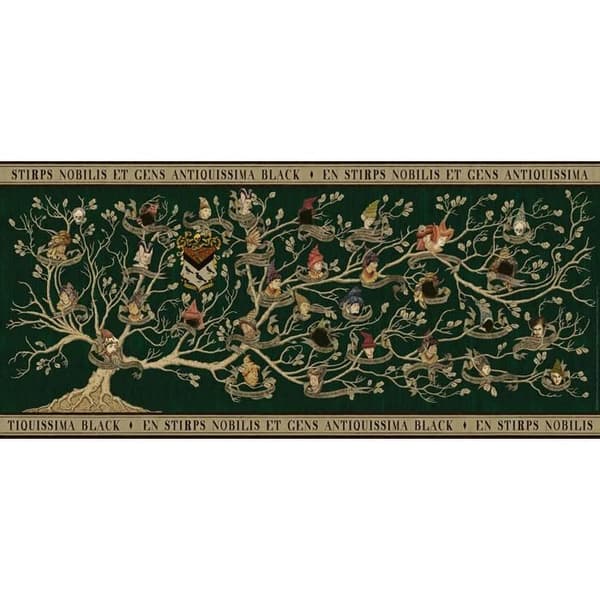 Pussel 2000 bitar panoramisk: Harry Potter: Släktträdet