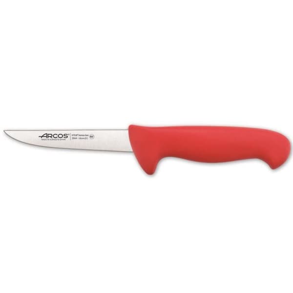Benkniv - ARCOS - Prof 294422 - Nitro stål - Blad 13 cm - Ergonomisk röd