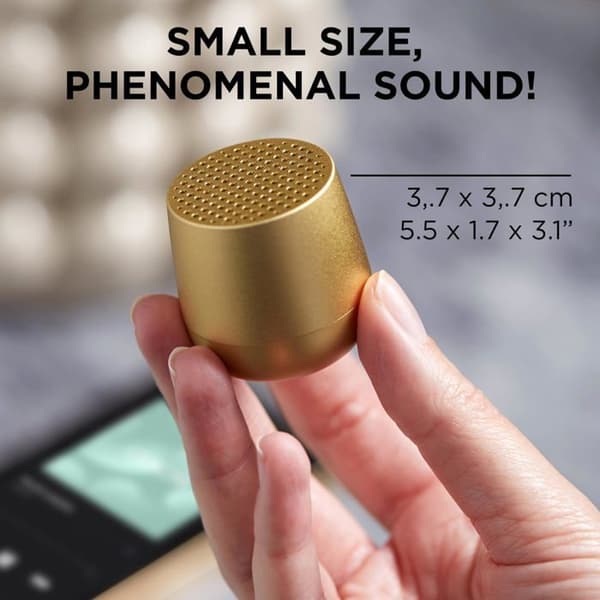 Bärbara bluetooth-högtalare - LEXON - Mino - 3 W - Ljusblå - True Wireless Stereo (TWS)