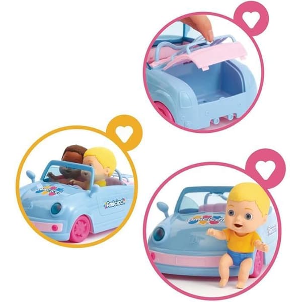 Cicciobello Amicicci cabriolet - GIOCHI PREZIOSI - Blå - Barn - Unisex