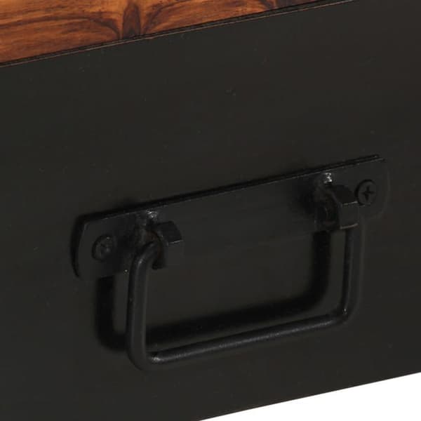 vidaXL TV-möbel 120x30x40 cm i solid seshamträ 247451