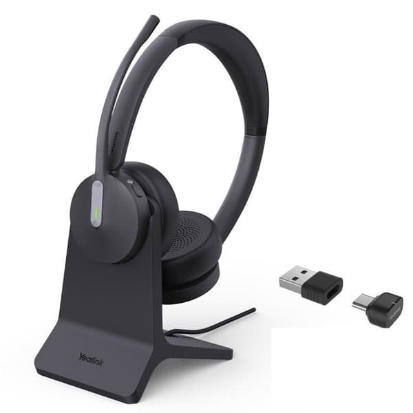 USB-C/A-headset - Yealink - BH70 Dual - Teams-support - Svart