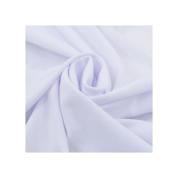 Bordsskydd i elastisk material - vidaXL - 120x74 cm - Vit - Rektangulär - 90% polyester, 10% elastan