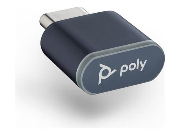 USB-C Bluetooth-adapter - Poly - BT700 - Trådlös anslutning - Vit färg - Lätt
