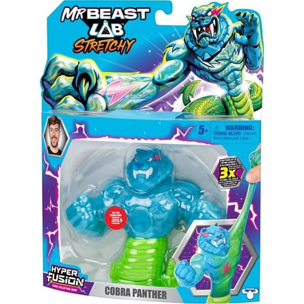 Flexibel figur - MRBEAST LAB - Goo Jit Zu - Kobrapanther - 11 cm