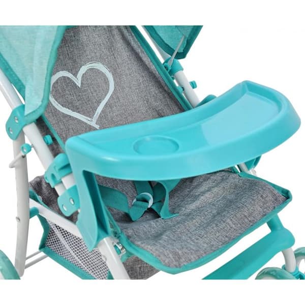 Milly Mally barnvagnsdockor Kate Prestige54 cm mintgrön/grå