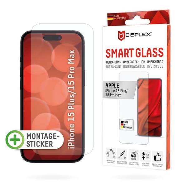 Coque för iPhone 16 Pro Max - Displex Smart FlexiGlass - Transparent