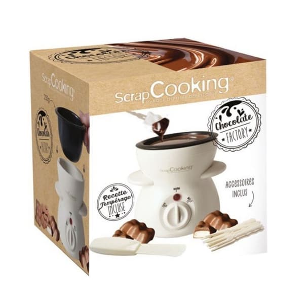 Scrapcooking Chokladfondueapparat 25w vit - 3895
