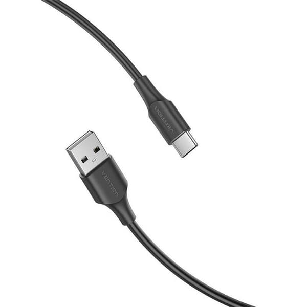 USB-C-kabel - VENTION - CTHBD - 0,5 m - 3 A - Svart
