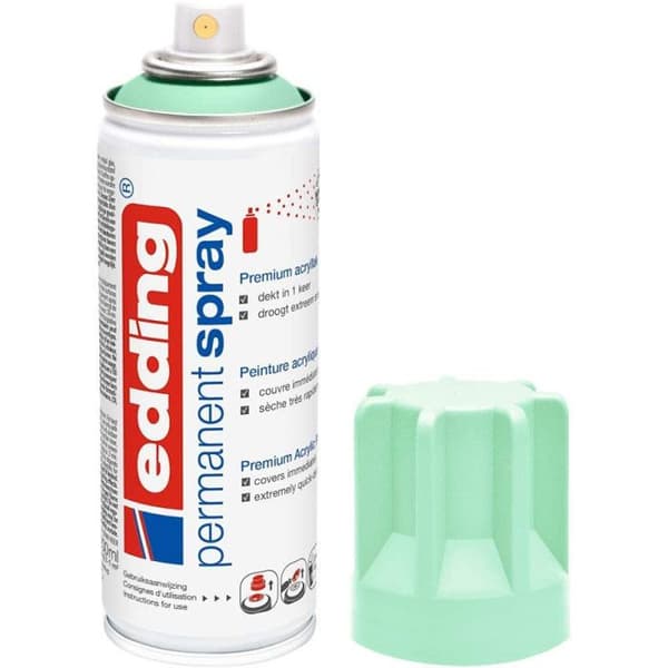 Permanent akrylfärgsspray Edding 5200 neo mint