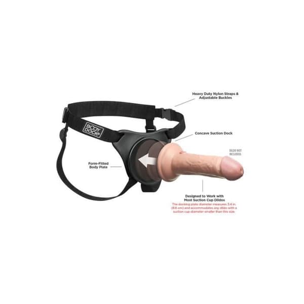 Harnais - Body Dock - Original - One size - PUSH-AND-PLAY system - Kompatibel med sugproppar