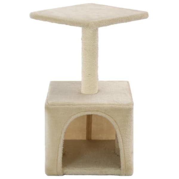 vidaXL Kattträd med sisal-klösträn 55 cm Beige