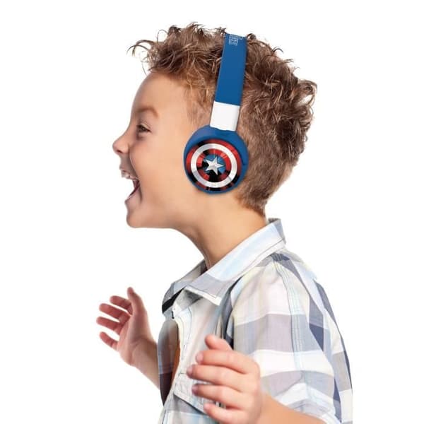 AVENGERS 2 i 1 Bluetooth® hörlurar för barn - LEXIBOOK
