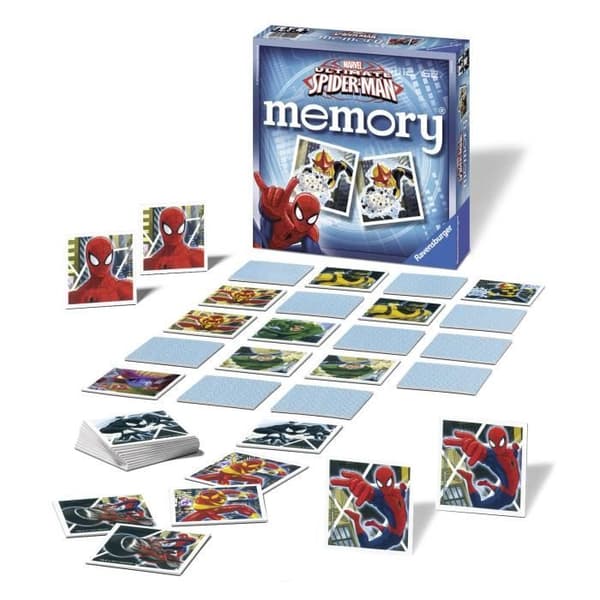 Minne - RAVENSBURGER - Grand Memory® Ultimate Spiderman - 72 kort - Blandat