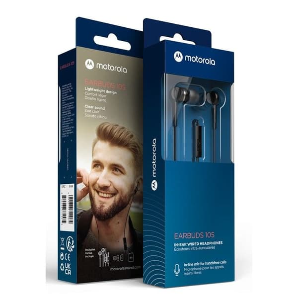 Motorola Trådade Hörlurar 105