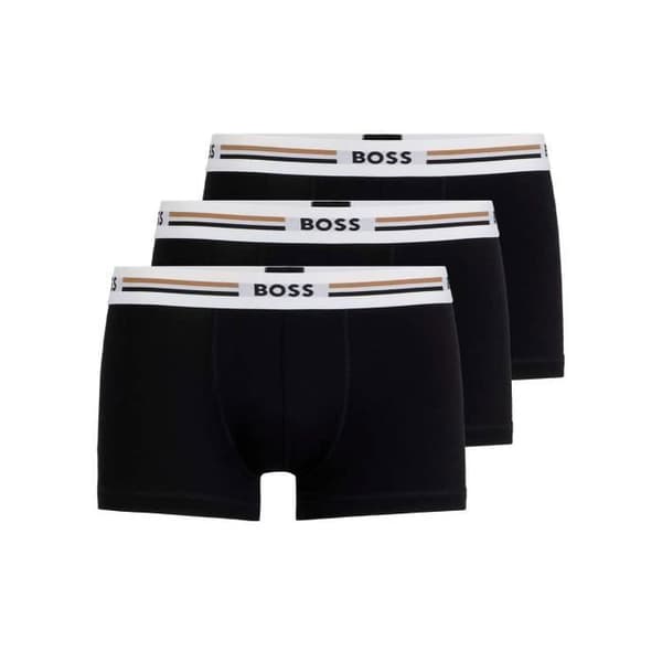 Boxershorts - Chef - Man - pack x3 - Svart - Bomull