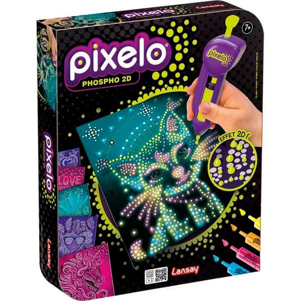 Målarspel - LANSAY - 20285 - Pixelo Phospho 2D