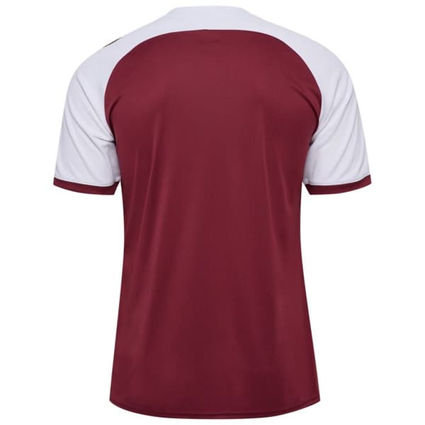 Hummel League-tröja - vinröd/vit