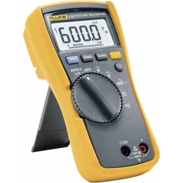 Multimätare Fluke 114 digital CAT III 600 V Display (antal punkter): 6000