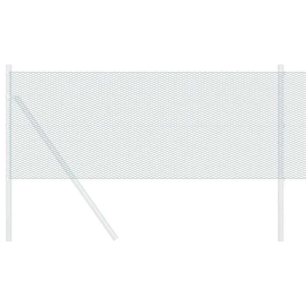 vidaXL Hexagonal stängsel Grön 0,8 x 25 m PVC 42005382