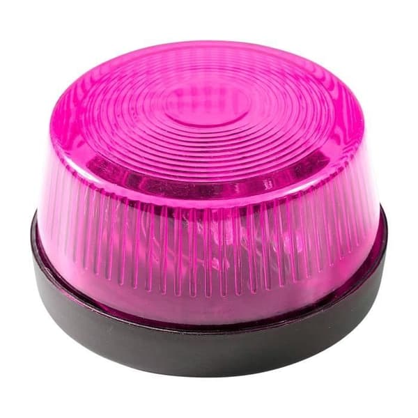 Blinkande rotationsljus med siren, Rosa